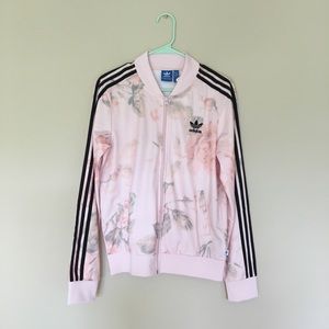 Adidas Pastel Floral Bomber